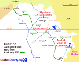 krdistan Kurdistan_control-map2003-s