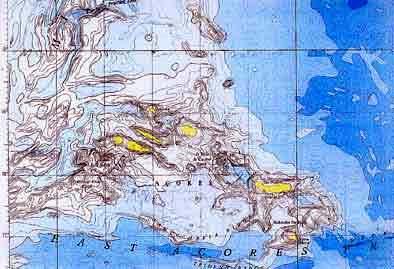 SURVEY OF ATLANTIS:The Azorean island group was separated and surrounded by a net of submarine valleys that had all the hall-marks of having once been river valley's on the surface:WHERE DO YOU THINK THE NAME ATLANTIC OCEAN CAME FROM ?  Atlantis100