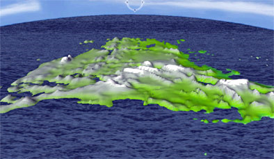SURVEY OF ATLANTIS:The Azorean island group was separated and surrounded by a net of submarine valleys that had all the hall-marks of having once been river valley's on the surface:WHERE DO YOU THINK THE NAME ATLANTIC OCEAN CAME FROM ?  Atlantis_visualisation