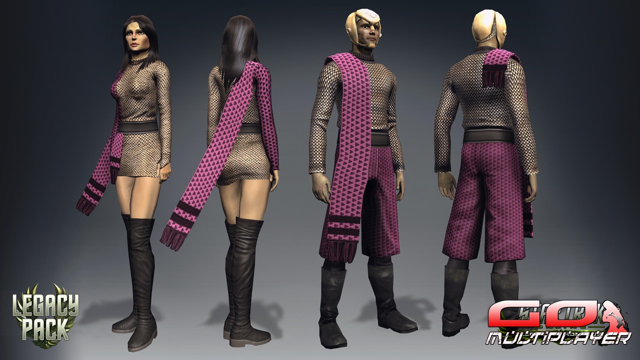 Bienvenida a los Romulanos al STO TOS_Romulan_Uniforms