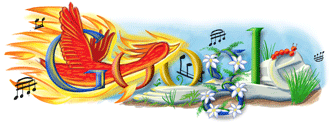 Tổng hợp logo google qua các ngày trọng đại from 2009 Stravinsky09