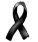 11 de Marzo - Recuerdo a los fallecidos el 11 M Ribbon-black_42