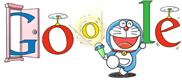 صور وشعارات جوجل منذ البداية حتى الان حصريا وفقط على منتديات نبروة نيوز Doraemon09