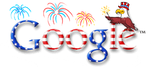 algunos logos de google July4