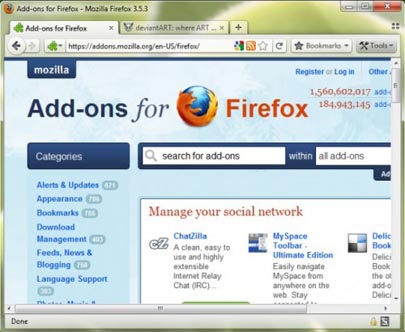 شش ویژگی جدید و تازه در فایرفاکس ۴ Firefox4_theme_tabs_on_top-500x410