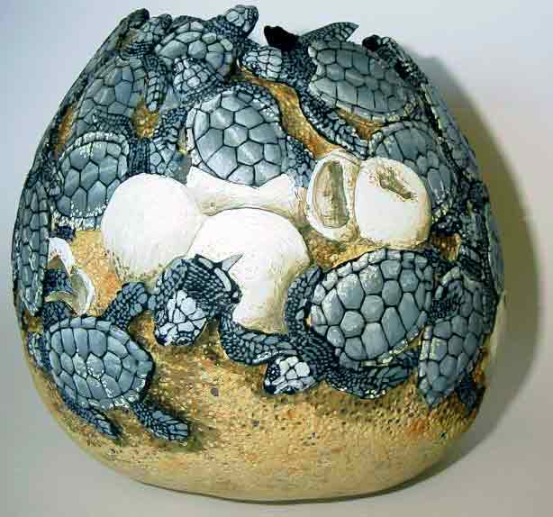 >>>>> Figuras en papel mache .... Baby-Turtles22WEB