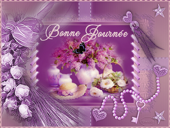 BUONGIORNO FORUM!!!!  Saluti lampo - Pagina 5 Bonne-journee-fleur-scrap