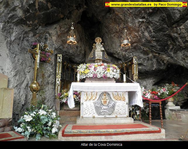 Covadonga, la batalla donde 300 cristianos vencieron al poderoso ejército del islam COVADONGA%20ALTAR