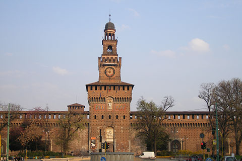 Замъкът Сфорца Castello_sforzesco