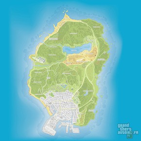 La carte de Grand Theft Auto V Carte-gta-5-t