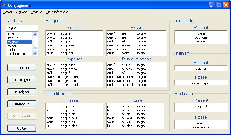 Conjugaison[UD] Conjugaison