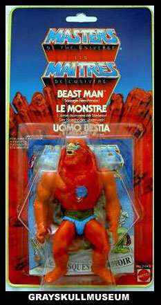 les maitres de l univers motu grizzlor mattel 1984 euro Masters