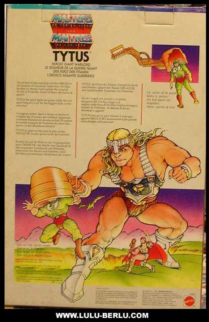 MASTERS OF THE UNIVERSE/Maîtres de l'univers (Mattel) 1982 - Page 9 Tytusback