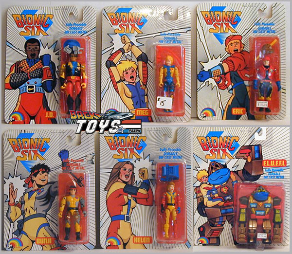 BIONIC SIX / Les Bioniques (Ljn) 1986 Backin159