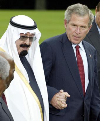Are Rice and Miliband Threatening War Against Iran ? Bush_saudi