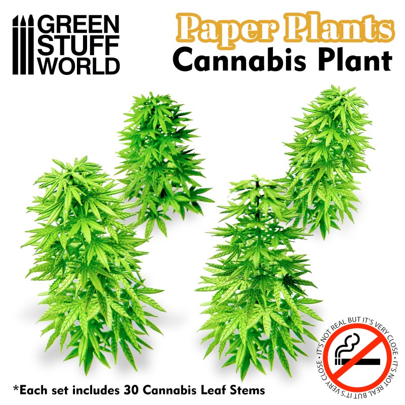 GREEN STUFF WORLD Plantes-a-papier-cannabis-marijuana-beu-pot