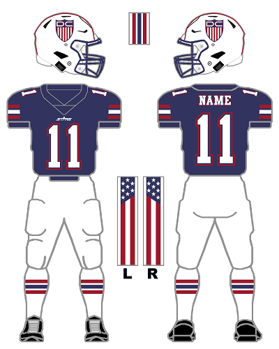 Uniform and Field combination for Week 1 WAS_H1