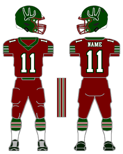 Uniform and Field combinations for Alternate Uniforms WIS_H6