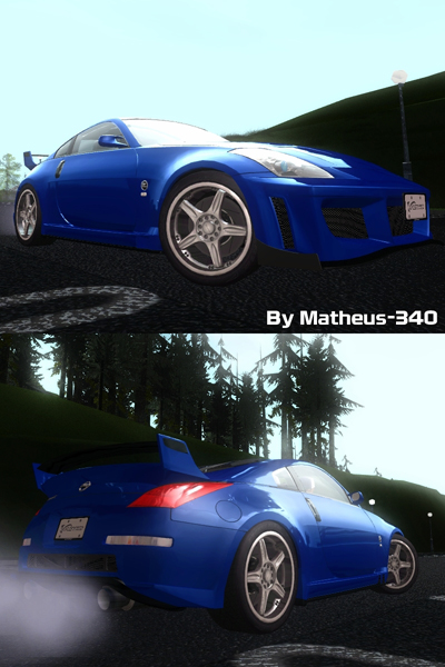 مجموعة سيارات نيسان للعبة san andreas Z33VarisByMatheus340