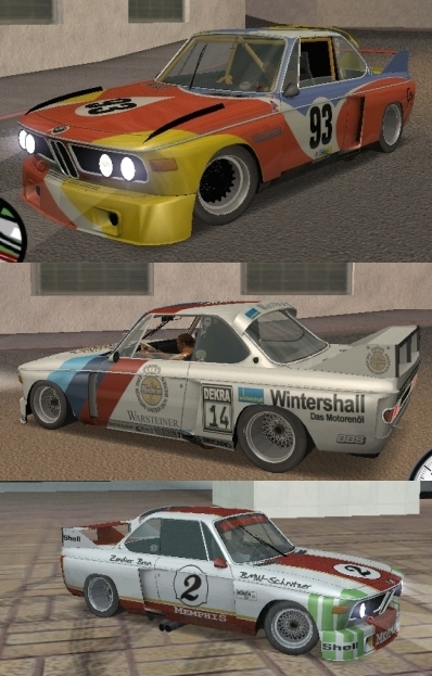 مجموعة سيارات BMW للعبة gta san andreas 75.BMW.CSL.Schnitzer(Batmobile)