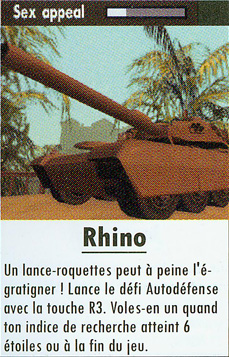 Idée pour l'armée Rhino