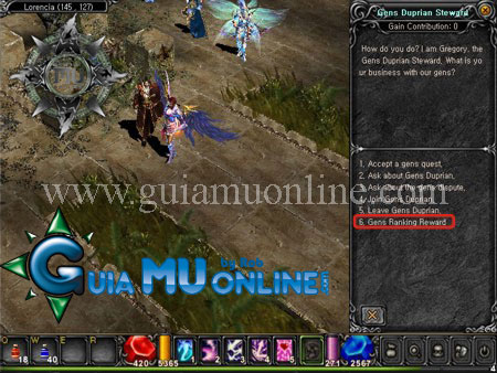 Guia Mu Online Sistema PVP Gens 7