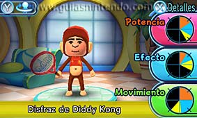 Mario Tennis Open: Disfraces desbloqueables Equi_pers_10a