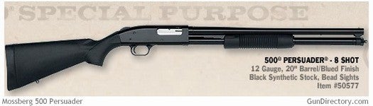 Mossberg model 500 Persuader 12 ga. Shotgun 20709-1