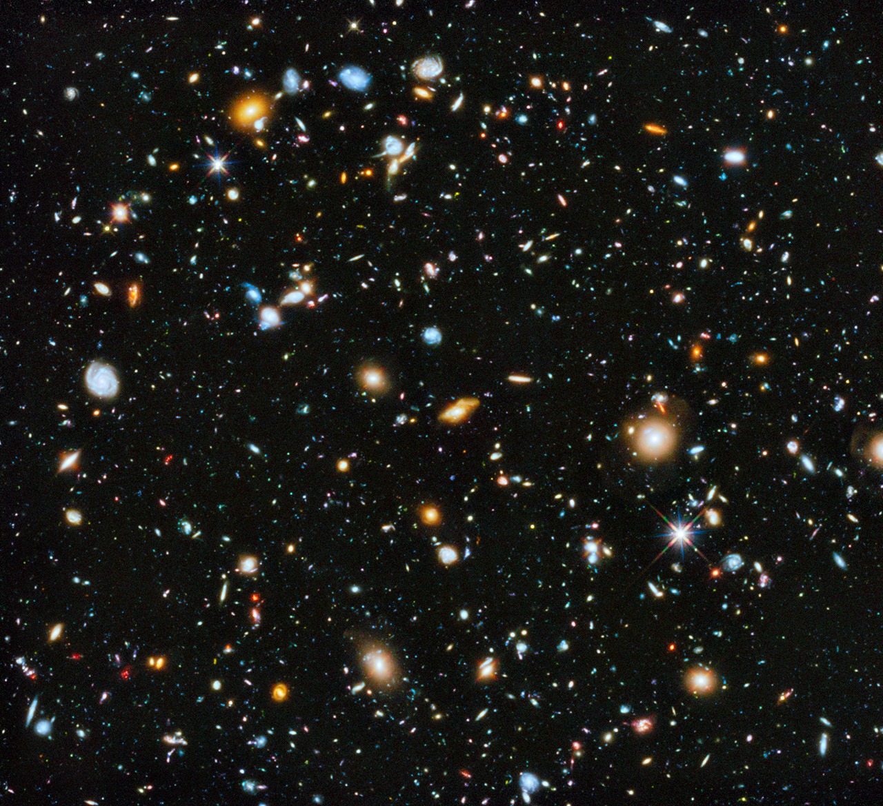 L’image la plus détaillée d’une partie de la galaxie d’Andromède révèle un immense tapis d’étoiles Champ-ultra-profond-de-Hubble-Ultraviolet