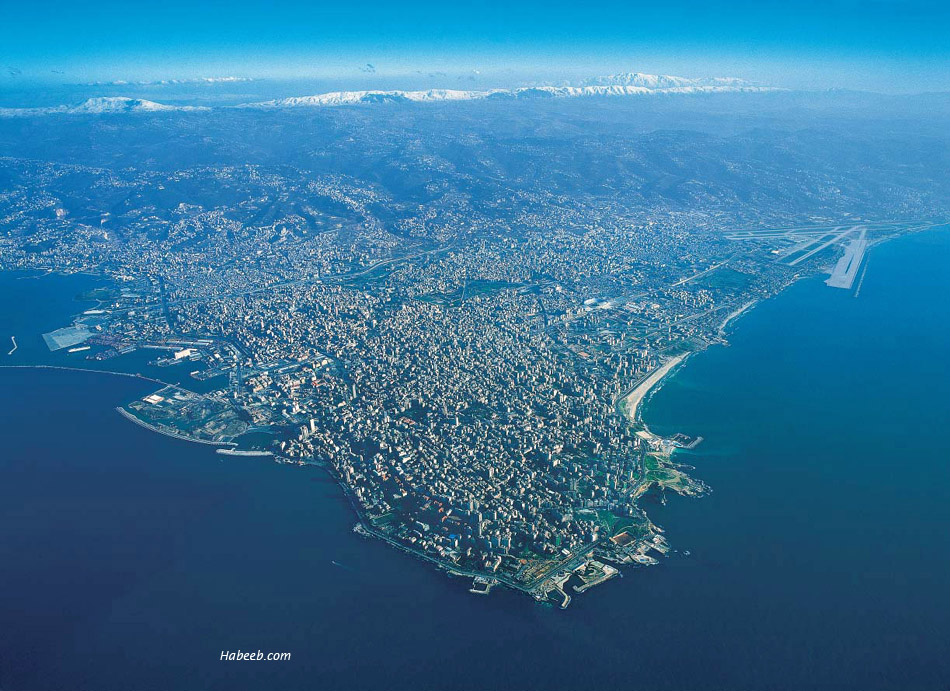 اجمل صور من لبنان Beirut_aerial_006