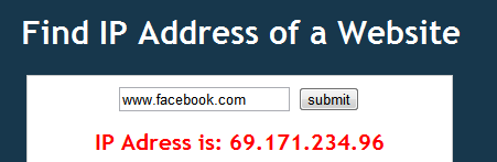 Facebook Blocked in Office or School? Unblock Facebook Now! (or any Website) ★☆★ Find-ip-address-of-facebook