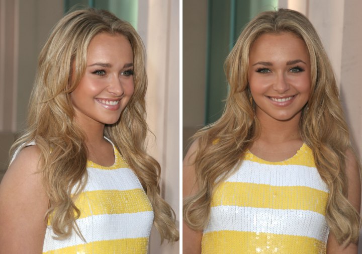 تسريحات جميلة للانيقات و جديدة 2009 Beauteful Hayden-panettiere