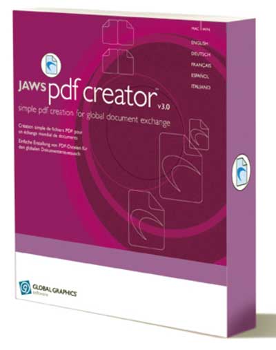 أروع برنامج لتحويل جميع الملفات الى PDF Jaws-PDF-Graphic