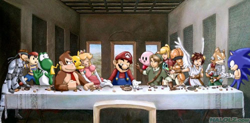 Topic des fanarts Nintendo  - Page 3 Ssbbrawl-last-supper