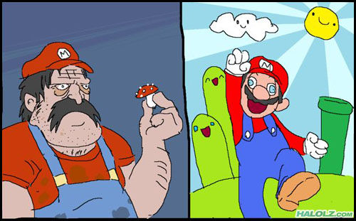 You laugh, You lose Halolz-dot-com-supermariobros-magicmushroomsjpg