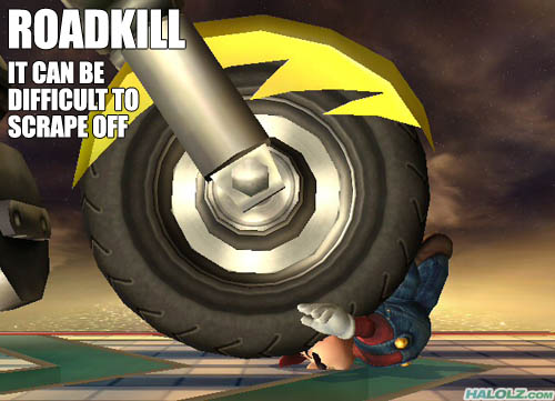 Tirinhas... Halolz-dot-com-supersmashbrosbrawl-mario-roadkill