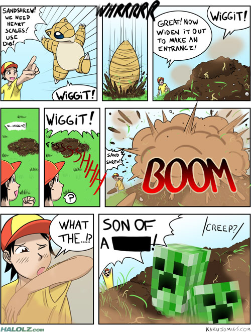 Topico para imagens Engraçadas =[ - Página 26 Halolz-dot-com-pokemon-minecraft-sandshrewcreepercomic