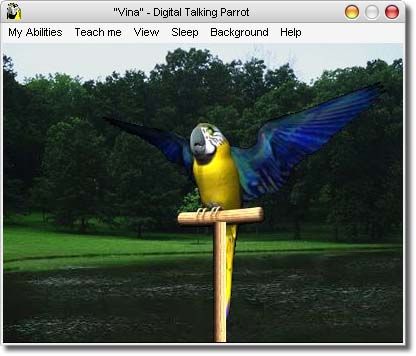 برنامج Digital Talking Parrot 1.0.14 للتسليه وبغبغان ينطق كل ماتقولة أو يسمعه 58696
