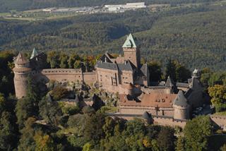 Château du Haut-Koenigsbourg -67600 Orschwiller Vue-aerienne-chateau-haut-koenigsbourg