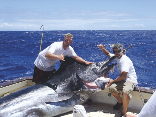 Lista y Fotografías de Marlins Granders pescados en Hawai por www.hawaiifishingnews.com 126-maggiejoe