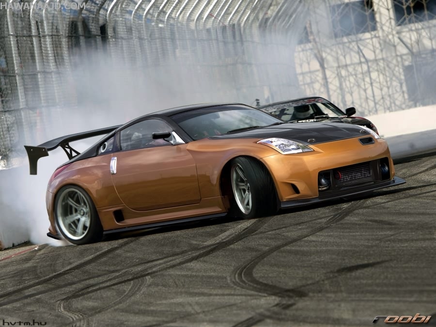 اجمل واحلي خلفيات لسطح المكتب Nissan_350z_Drift