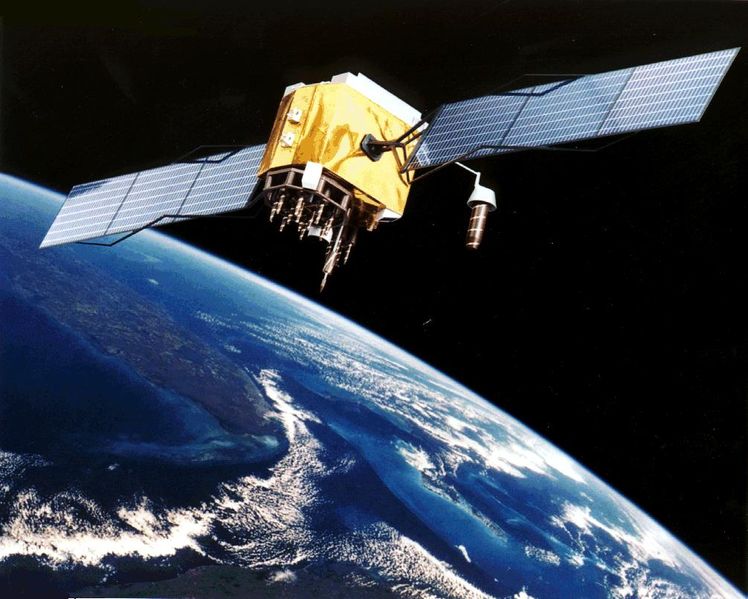 לוויין הוא גוף שמיימי המקיף גוף שמימי אחר GPS_Satellite_NASA_art-iif
