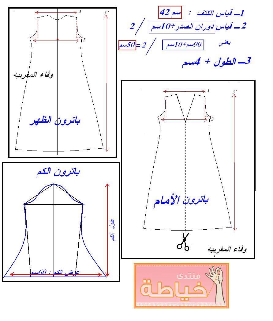 كيفية خياطة عباية شيك - طريقة خياطة عباية شيك - لخياطة عباية شيك 67690hayah