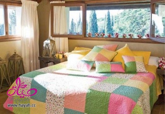ديكورات غرف نوم بألوان إستوائية جميلة Hayah_1345110027_727
