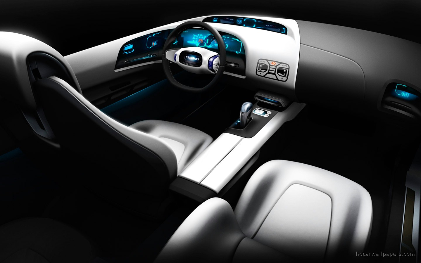 اجدد خلفيات سيارات2011-صور سيارات 2011-wallpaper cars 2011 Saab_biohybrid_interior-wide