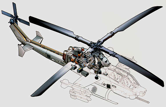 طوافة Cobra AH-1Z تكتسب القدرة العملياتية الأولى لدى المارينز الأميركي  Ah1z3d