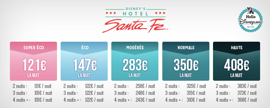 Prezzi delle camere e delle suite degli Hotel - Pagina 2 Tarifs2015-nuit-seule-disney-santaFe