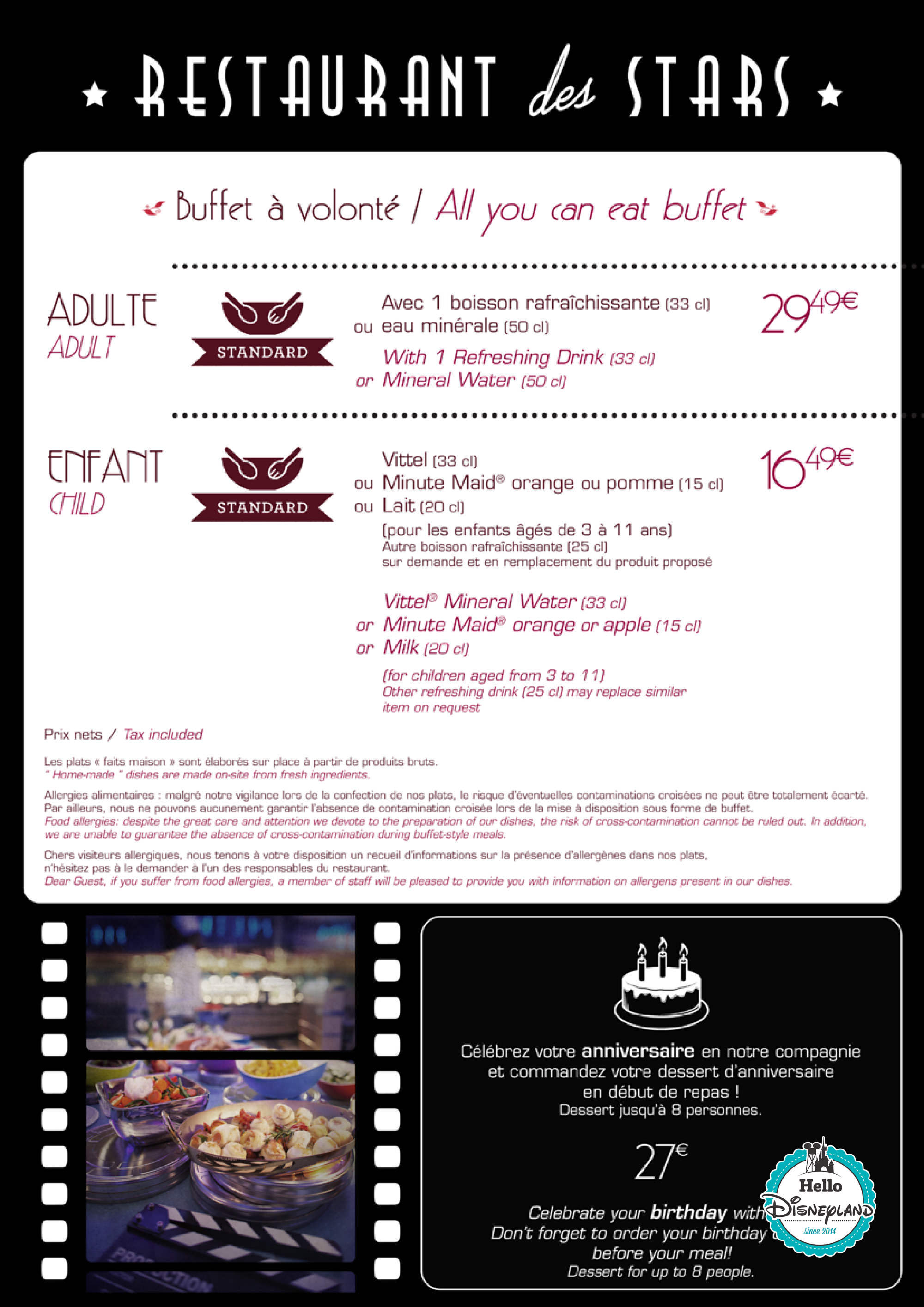 Studios :: Restaurant des Stars (ex Rendez Vous des Stars) - Pagina 14 Disneylandparis-menus-restaurant-des-Stars-2015-1