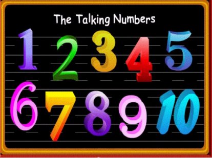 صور تعليمية للاطفال Numbers1-10