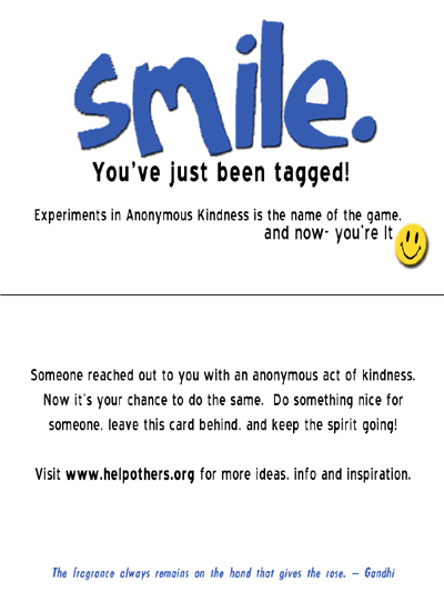 Help Others - Free Smile Cards Pif5_full